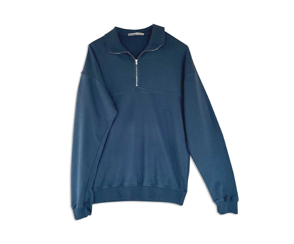 Zip Sweatshirt - Blue