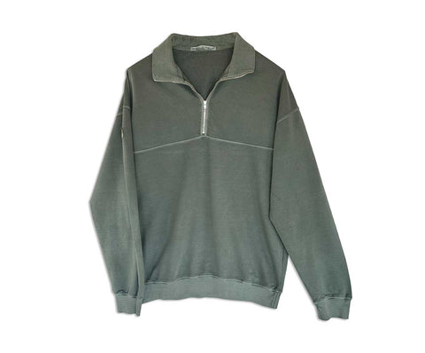 Zip Sweatshirt - Khaki