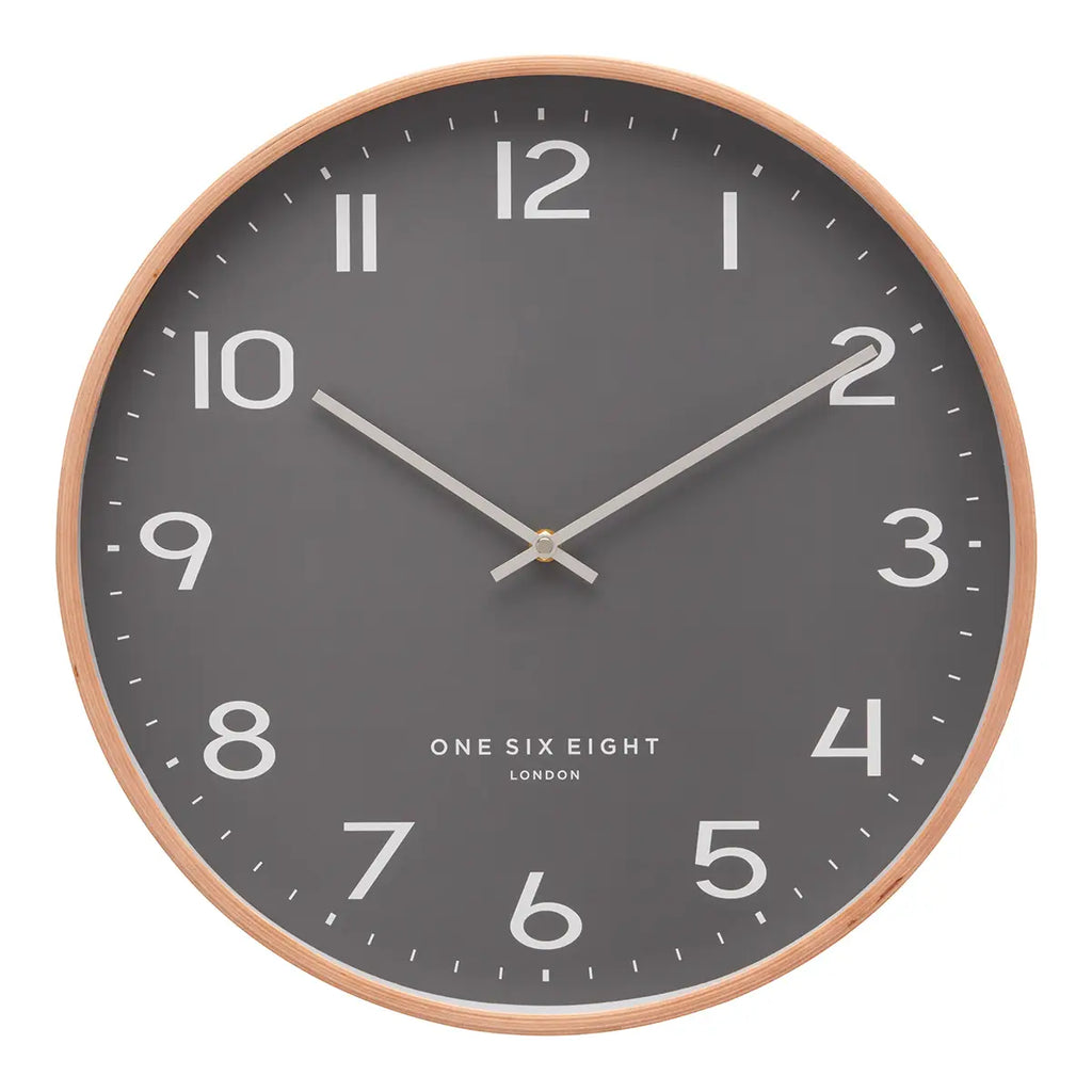 Wall Clock 41cm - Olivia Grey