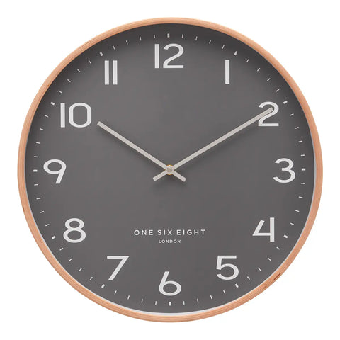 Wall Clock 41cm - Olivia Grey