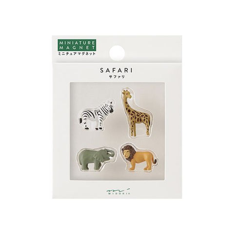 Midori Mini Magnets (4-pieces) - Safari