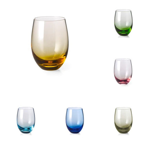 Dibbern Tumblers - 250ml - Set of 6 in MIXED Colours incl. Grey