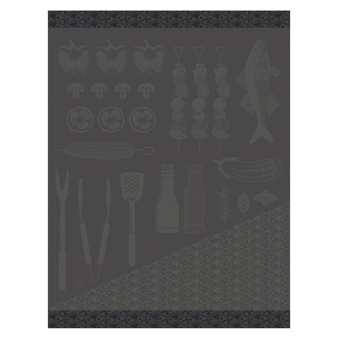 Tea Towel (Le Jacquard Français) - Grey Braise