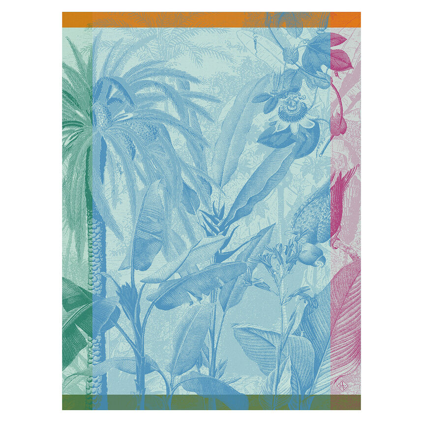 Tea Towel (Le Jacquard Français) - Blue Equateur