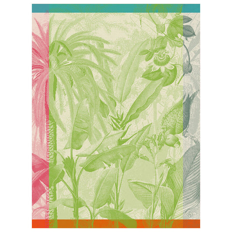 Tea Towel (Le Jacquard Français) - Green Equateur