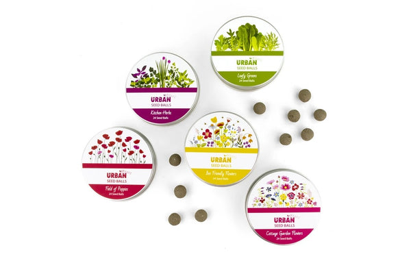 Tin of Seed Balls - Field of Poppies
