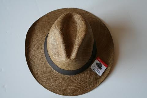 Panama Hat - Borsalino style - Tobacco colour