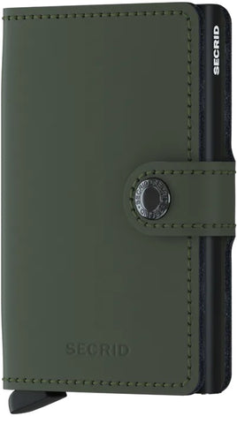 Secrid Miniwallet - Matte Green